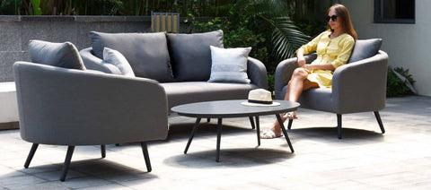 Outdoor Fabric Ambition 2 Seat Sofa Set - Outdoor Sofa - Maze Rattan - Garden Furniture UK