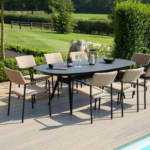 Bliss 8 Seater Oval Dining Set
