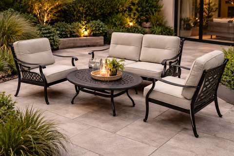 Supremo 2 Seat Sofa Set With Coffee Table - Ex Display Clearance Outlet