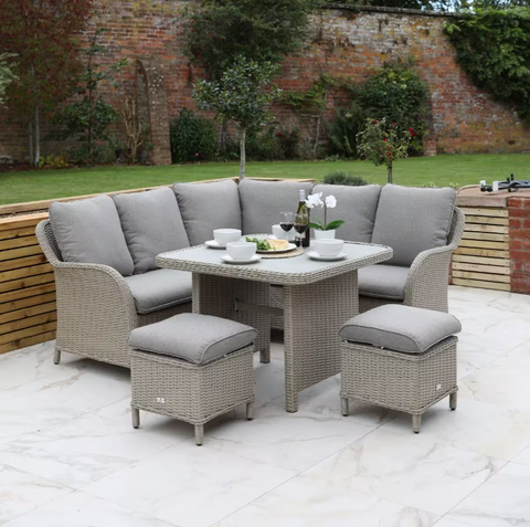 Supremo Cassano Compact Square Corner Dining Set