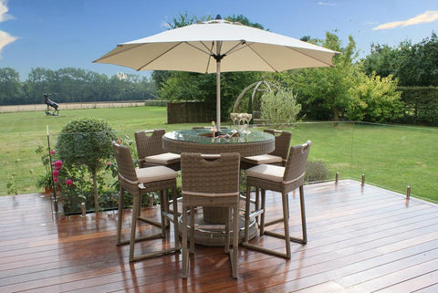 Table and chairs for garden