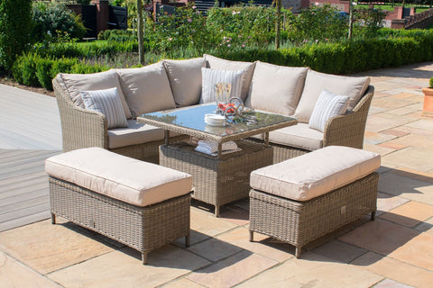 Table and chairs for garden